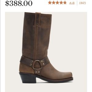 Frye Harness 12R Boot leather, Tan (7)